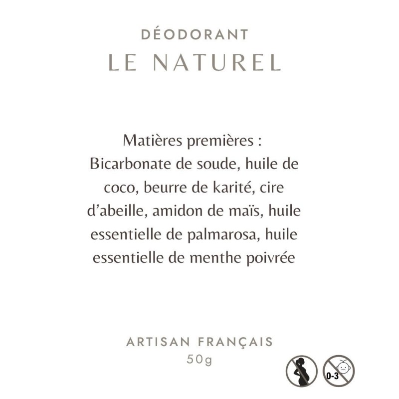 Déodorant le naturel